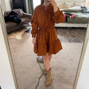 ASTR The Label Button-Front Mini Dress